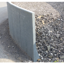 Mur en L en plastique recyclé