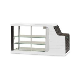 Vitrine réfrigérée de comptoir 120L SCAIOLA - Gris