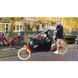 Biporteur électrique Bakfiets Confort - Shimano E-Bike Systems - Transport jusqu'à 4 enfants