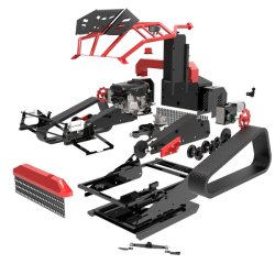 Tondeuse à chenilles télécommandée débroussailleuse - Pour les professionnels - Moteur Briggs & Stratton PIX2700 27cv 810 cc - Largeur de coupe 800 mm - RhinoMax - Largeur de coupe 800 mm