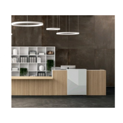 Banque d'accueil contemporaine FUNNY - Éclairée LED, design moderne et personnalisable