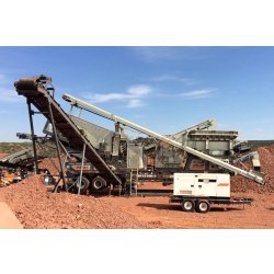 Concasseur pour carrière mobile 100t/h avec crible de deux/trois étages