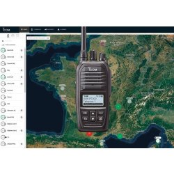 Talkie walkie professionnel hybride LTE/PMR des IP730D