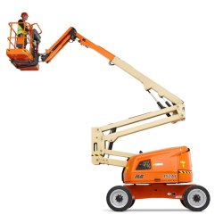 Nacelle articulée diesel JLG - Hauteur de travail 12,33 à 48,15 m - 7 roues motrices et essieu oscillant