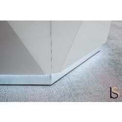 Banque d'accueil droite Alpa - MDD - Gris brillant