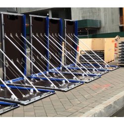 Dispositif anti-inondation démontable mobile et auto-stable - FLO-WALL - 7 hauteurs possibles jusqu'à 2,7m - Certifié FM Global