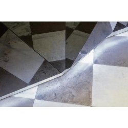 Banque d'accueil droite Alpa avec PMR - MDD - Blanc brillant, Gauche