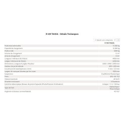 R 100 TASGA Benne agricole à tandem essieu - ROMSAN - capacité 10 000 kg