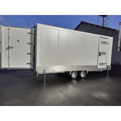 Remorque frigorifique double essieu 3000kg - RAPHA 23 - Dimensions intérieures 4m90 x 1m90 x 1m90