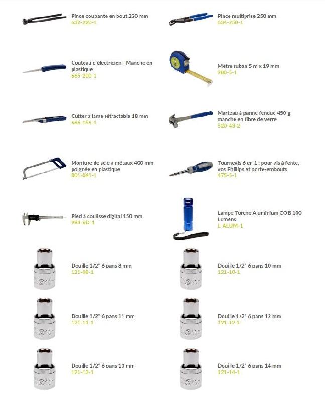 Malette à outils IRIMO - 145 pièces - Verrouillable avec poignée pour transport facile_6