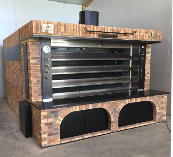 Four à tubes annulaires robuste et durable - Consommation moyenne 2 kW/m² - Olympic Fours Fringand_6