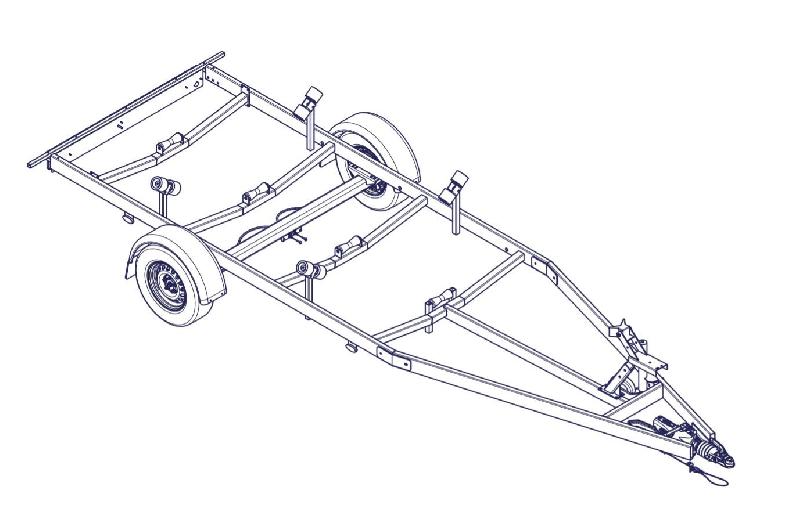 6m30-2M20 -1X 1500 kg 1500 kg - VLEMMIX - Remorque Porte-Bateau_6