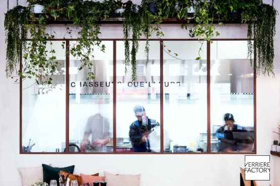 Verrière d'atelier en acier sur mesure - modèles classique, loft, artiste ou bistrot_6