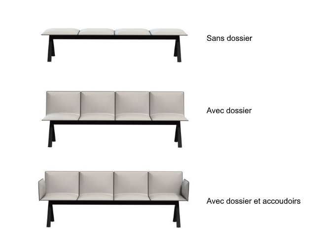 Banquette modulaire Slam-soft - système de poutres polyvalent pour espaces réduits_6