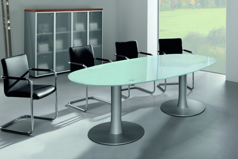 Table conférence IDEA - 4 à 14 places - ovale, ronde, tonneau, electrifiable_6