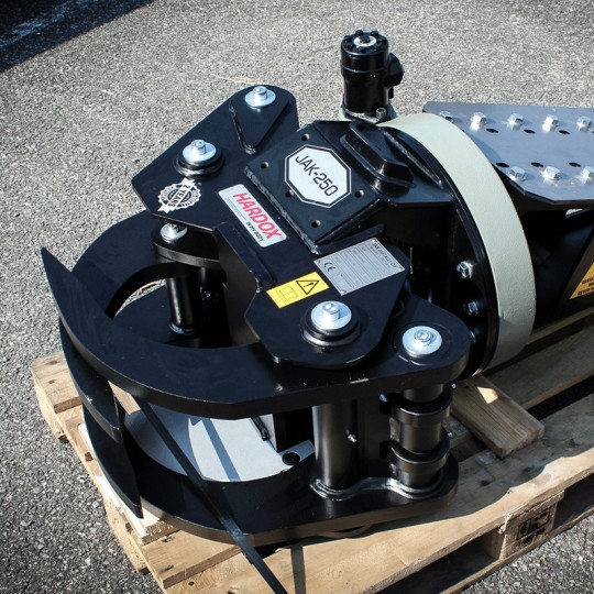 Grappin coupeur forestier - Couteau fixe en Hardox 400 - Compatible mini-pelle, tracteur et grue_6