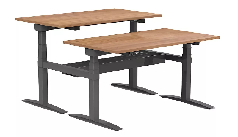 Bench vis-à-vis 2 postes réglables en hauteur goulotte centrale incluse So Estella_6