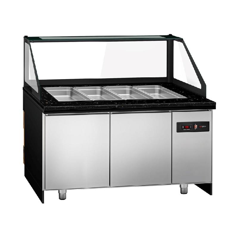 Saladette TORONTO - L1500 mm - Noire - 2 portes - 4x GN 1/1 - P900_6