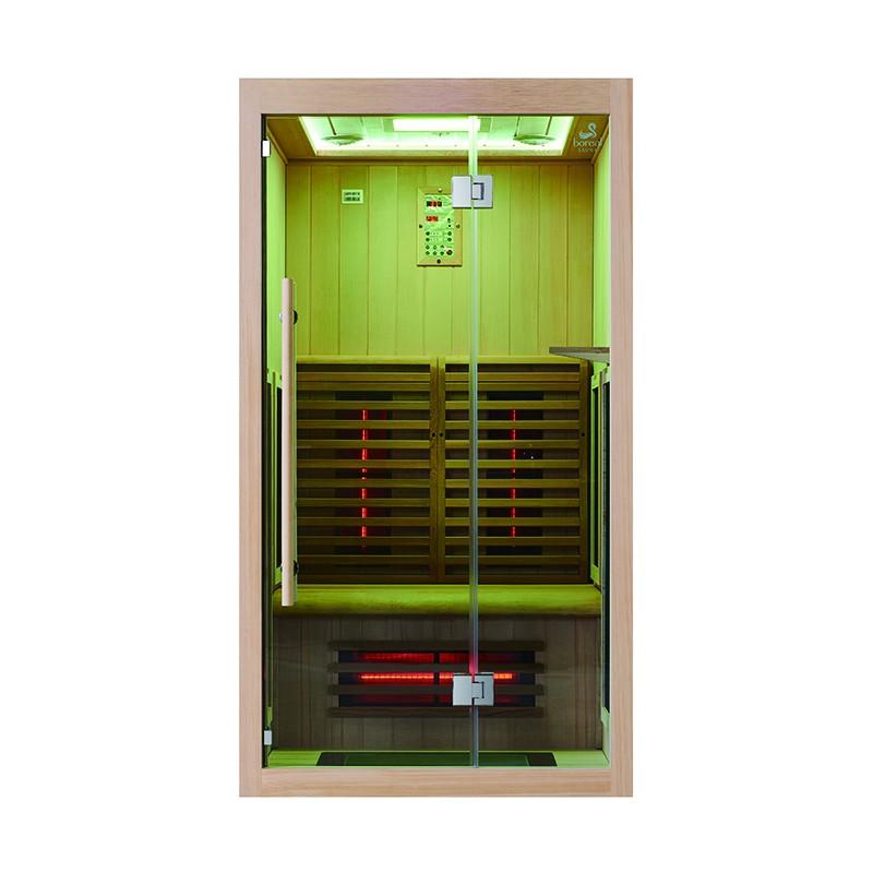 SAUNA INFRAROUGE BOREAL® SIGNATURE - 110 À SPECTRE COMPLET - 110X110X205_6