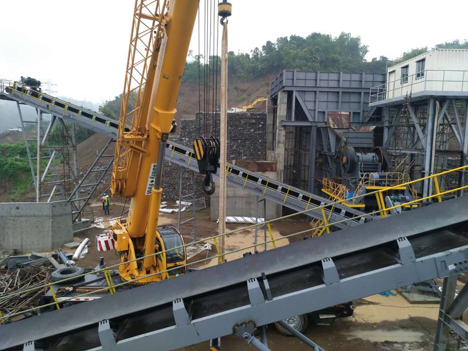 Concasseur robuste pour traitement de granulats et pierres dures