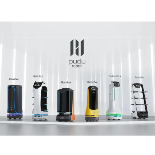 ROBOT TRANSPORT COLLECTE AUTONOME INDUSTRIE BUREAU SERVICE LIVRAISON RESTAURANT HOPITAUX PUDU ROBOTICS HOLABOT_6