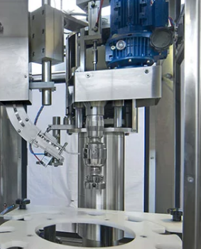 Machine automatique pour le remplissage et la fermeture des flacons et des pots de petites contenance - 1000 à 6000flacons /h -MICROBLOC_6