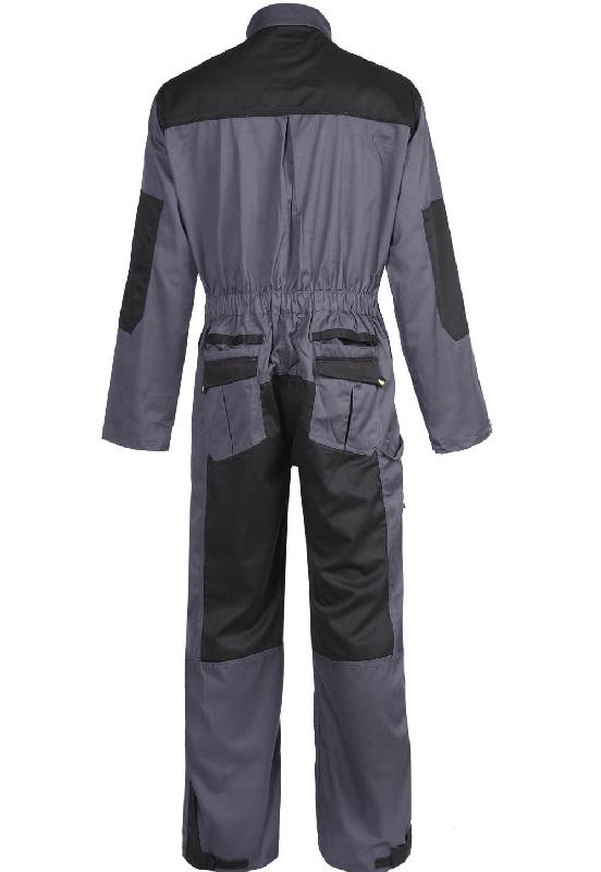 Combinaison de travail - Vert/Noir - Taille 38/40, 76-80 cm - Polycoton déperlant avec double fermeture éclair_6