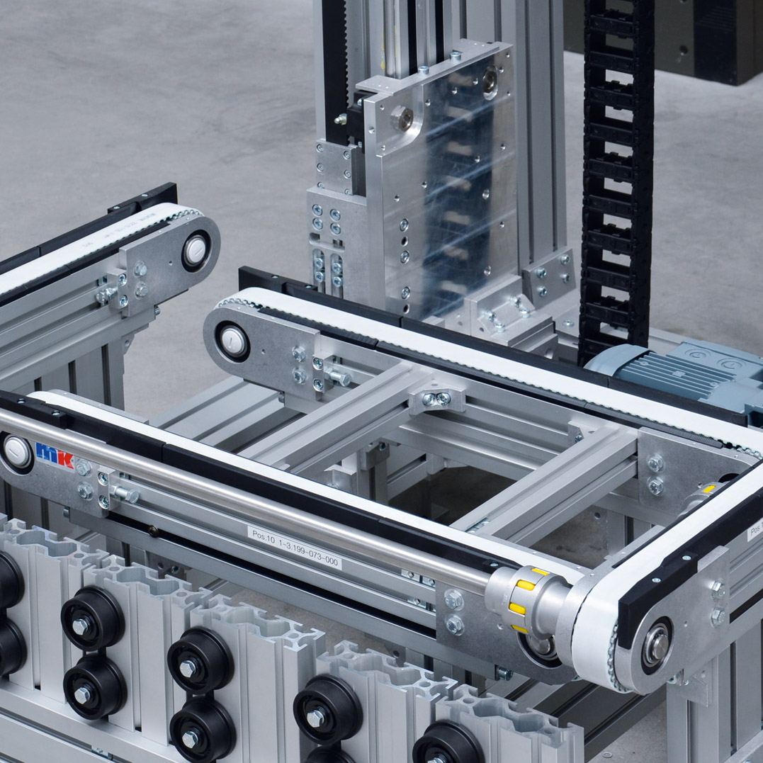 Convoyeur à courroies dentées ZRF-P 2010 - Transport de porte-pièces lourds et produits stables - mk technology group_6
