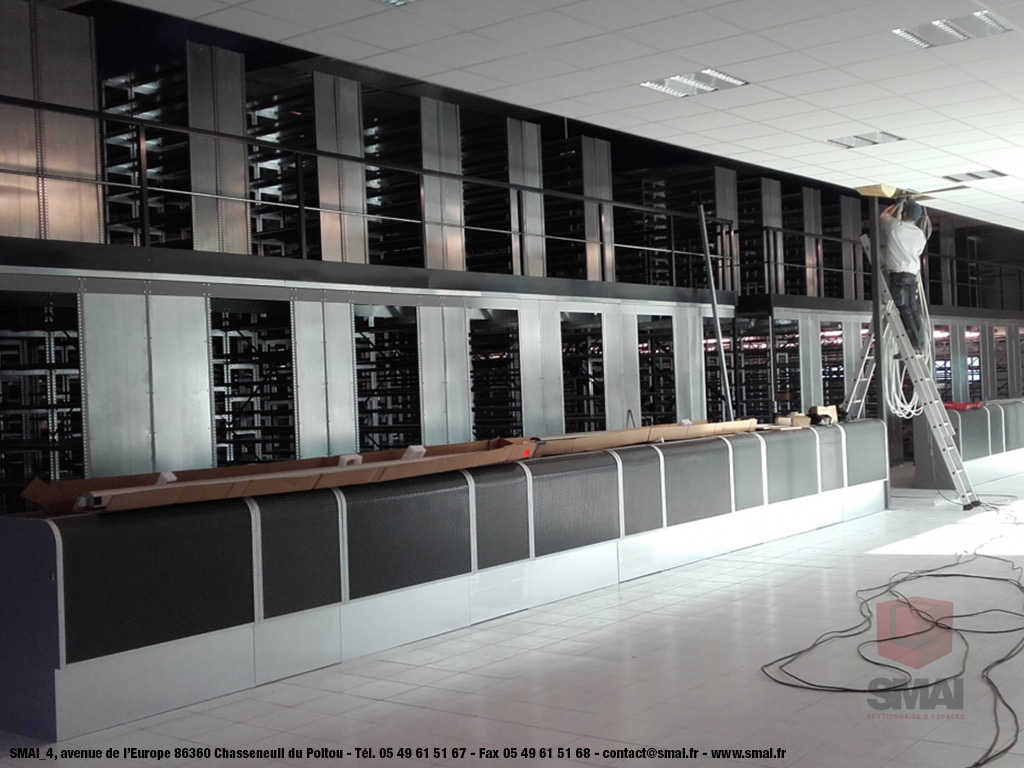 Rayonnage mi-lourd SMAI - robuste et polyvalent pour réserve, atelier, logistique - Profondeur 500 à 1200 mm - Hauteur jusqu'à 5400 mm_6