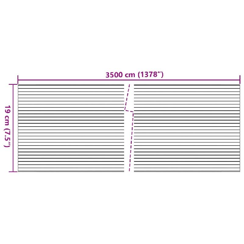 Vidaxl écrans d'intimités de jardin 2 pcs aspect gravier de marbre pvc 3294937_6