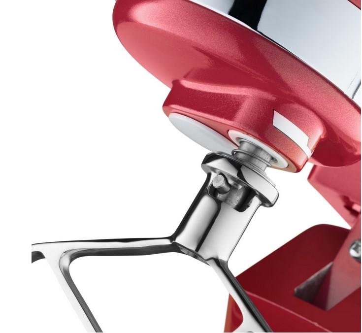 Batteur Melangeur Planétaire à tête inclinable 7L - 2 kg de pâte - Rouge_6