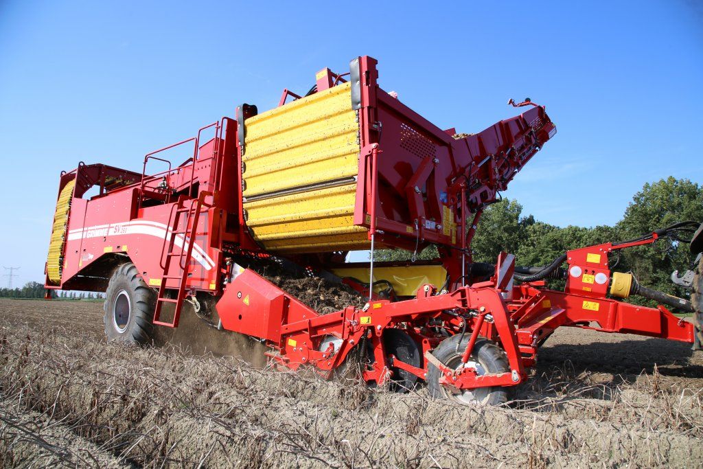Arracheuse équipée de séparateurs à rouleaux ajustables Vario-RS