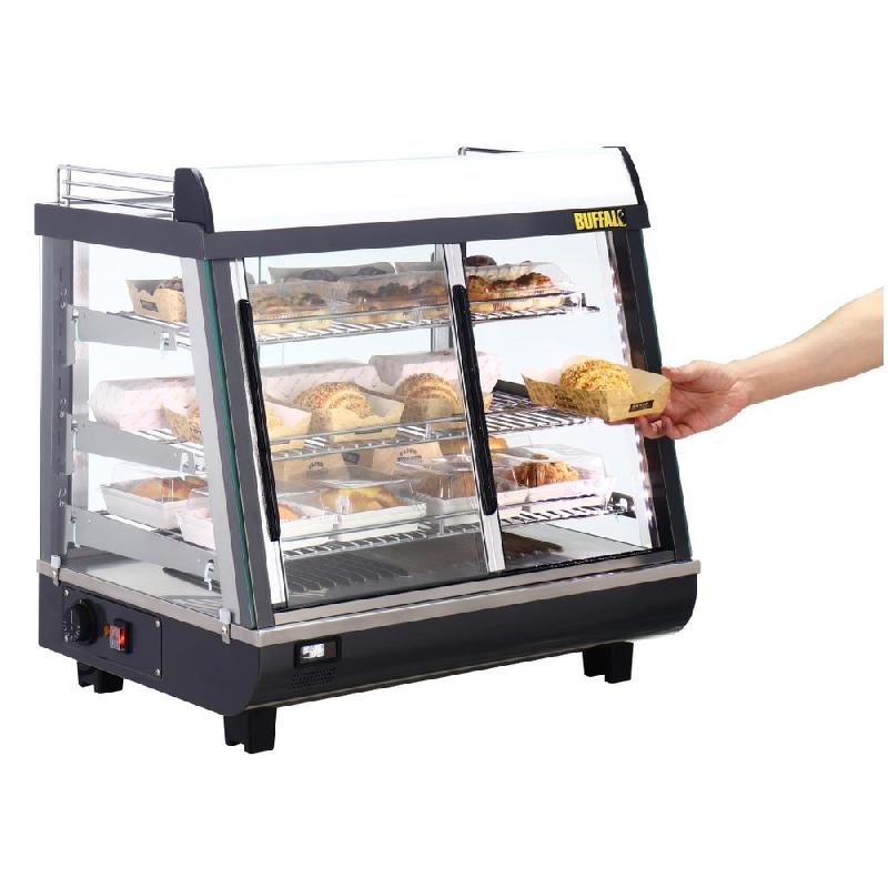 Vitrine chauffante portes avant et arriere 96L - Buffalo - HW927_6