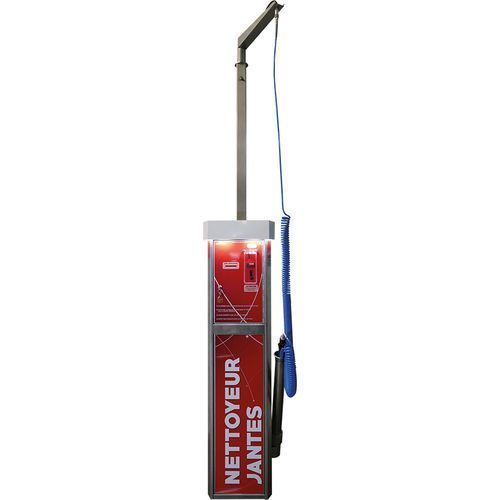 Nettoyeur jantes NET 1 piste pour station de lavage - autonome avec options CLASSIQUE ou ICONNECT_6