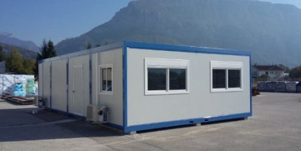 Bâtiment modulaire 6 par 3m - Structure galvanisée juxtaposable, superposable R+2 - BTS OSR 18_6