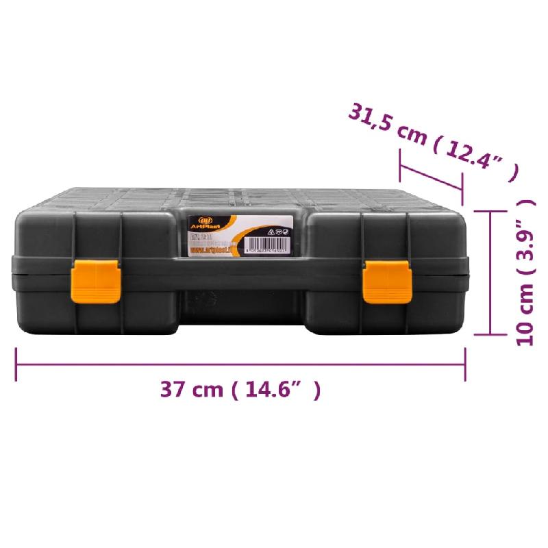 Vidaxl boîtes de machine universelles avec mousse caoutchouc 2 pcs 151835_6