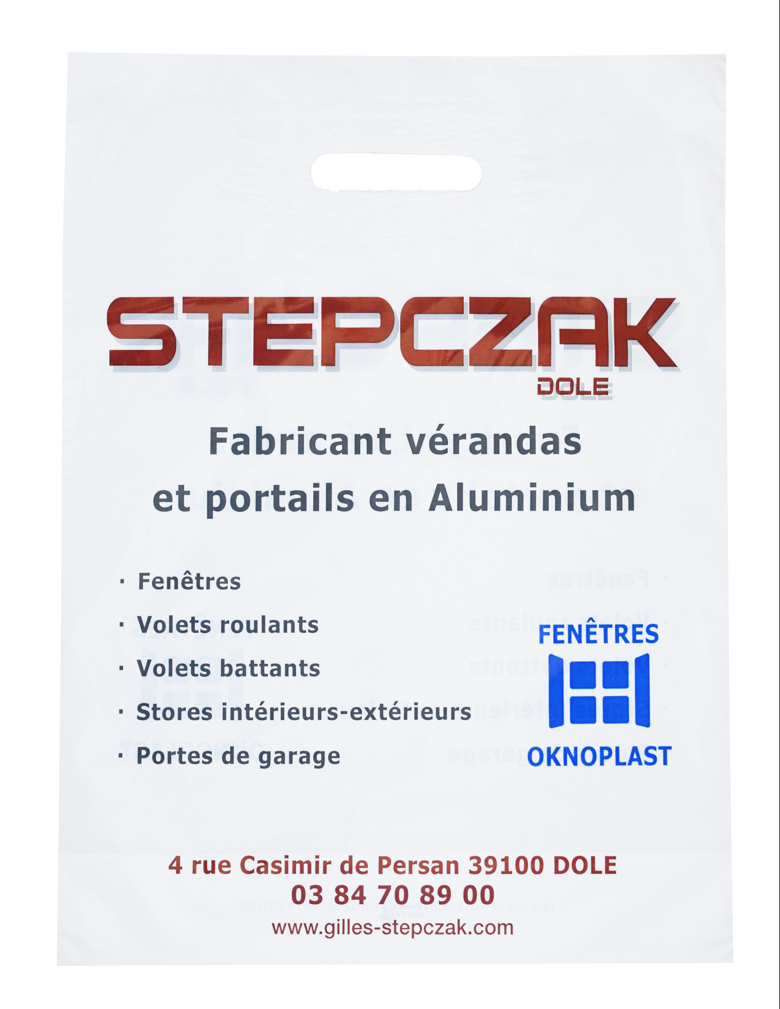 Sac plastique poignées découpées recyclable - 50 à 100 µm - Pour boutiques, fromageries, boucheries, cosmétiques, selleries ou événements_6