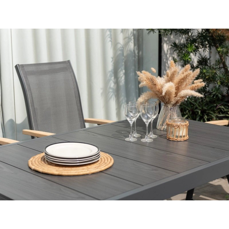 Fauteuil de jardin inclinable essence 71,1x61,9x107,1cm – MTF – aluminium et teck – 2nab3129_6