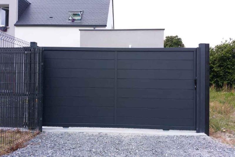 Portail coulissant plein - 2500 / 1300_6