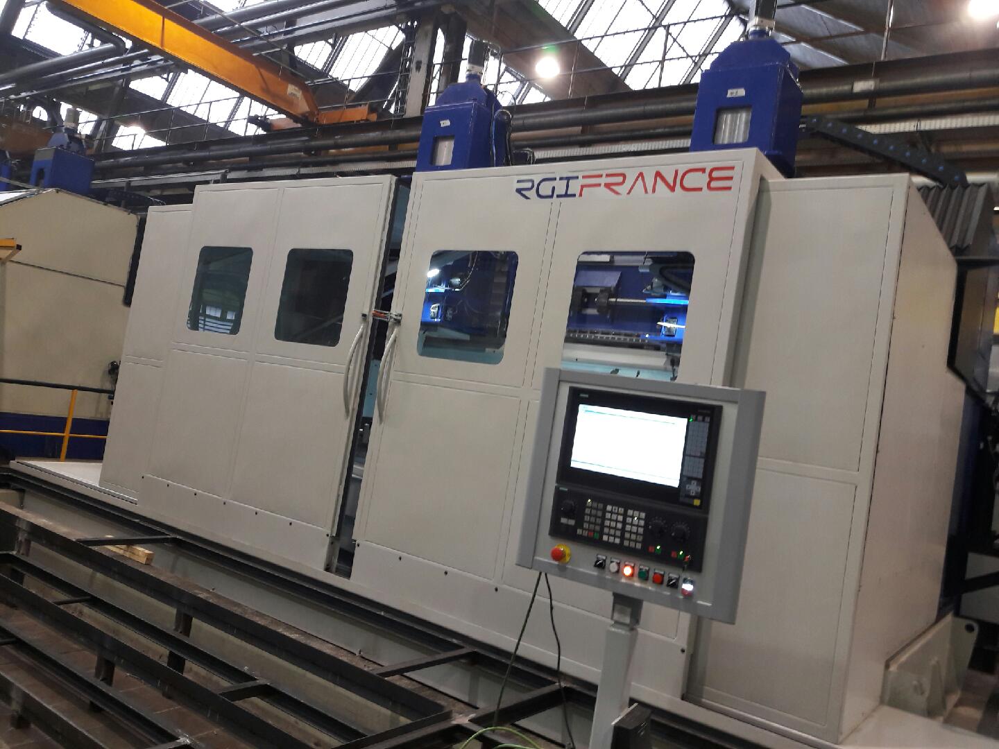 Tour vertical Girax TT - capacité de giration 1250 à 7000 - 2 chariots de tournage_6