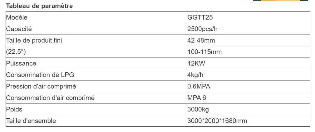 Équipement automatisé pour cônes de gaufre en acier inoxydable facile à nettoyer