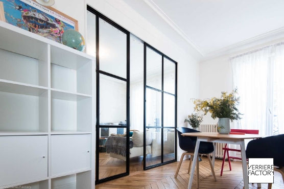 Verrière cloison sur mesure - Idéale pour délimiter vos espaces avec style et lumière naturelle_6