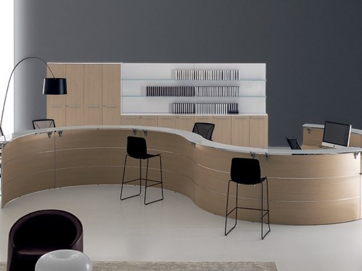 Banque d'accueil modulable arrondie - DV701 ABAKO_6