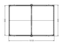 Préaux en toile - modèles de 50m², 52m² et 69m² pour école - TEMPO avec structures galvanisées_7