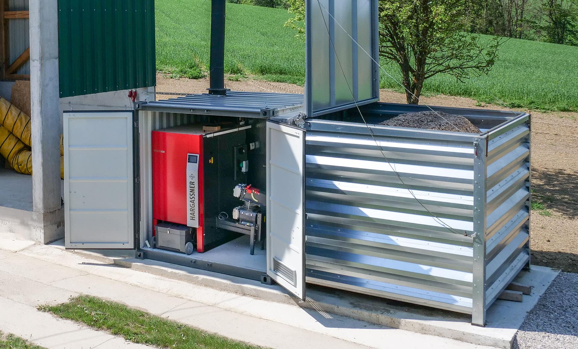 Power-box - Conteneur chaufferie amovible avec chaudière biomasse Eco-PK ou Eco-HK de 100 à 220 kW_6