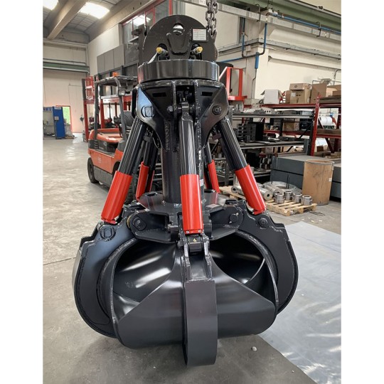 Grappin à ferraille avec vérins verticaux MPV-FH - Série MINELLI pour pelles de 24 à 80 tonnes_6