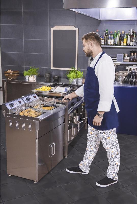 Friteuse 2x16 litres électrique sur pieds 380v_6