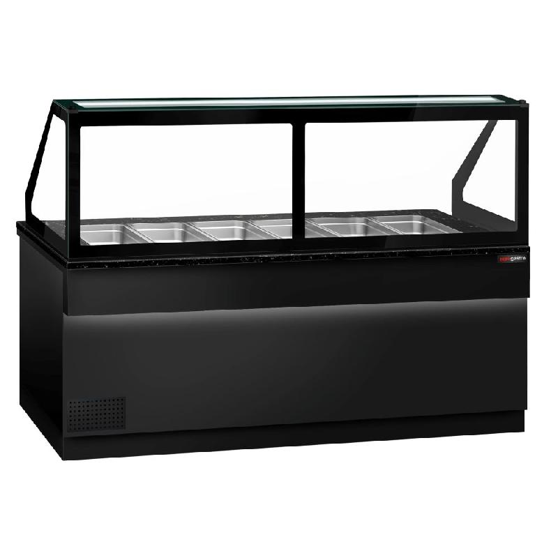 Saladette TORONTO - L2550 mm - Noire - 4 portes - 6x GN 1/1 - P900_6