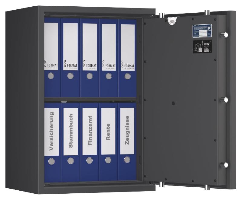 Coffre-fort FORMAT Lyra 4 Classe I - Anti-effraction certifié EN 1143-1 - Serrure électronique KABA Combi B 90 / Graphite RAL 7024_6