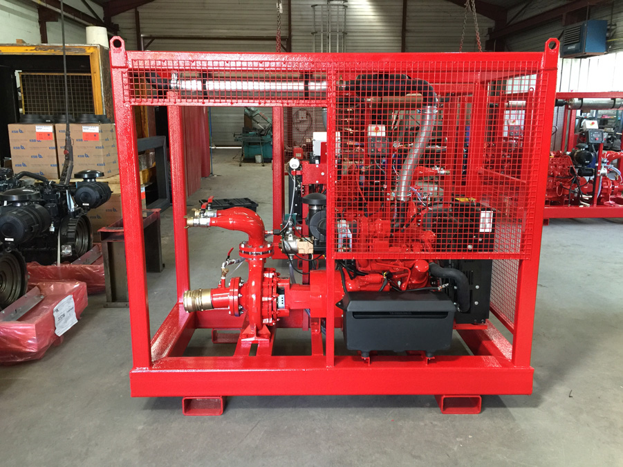 Pompe diesel pour maintien de pression et irrigation